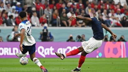 (VIDEO) Čuameni predivnim golom donio Francuzima prednost protiv Engleza