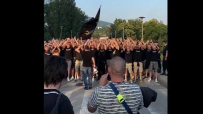(VIDEO) Fanatikosi na ulicama Zenice pred Luksemburg